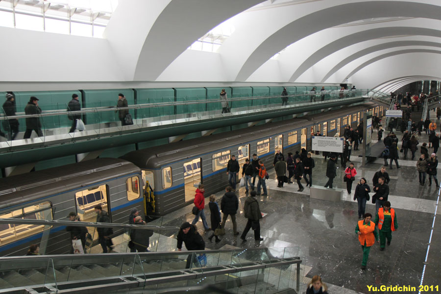 Line 10. Station 'Zyablikovo', ©Photo Yu.Gridchin, 2011