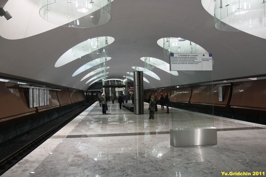 Line 10. Station 'Borisovo', ©Photo Yu.Gridchin, 2011