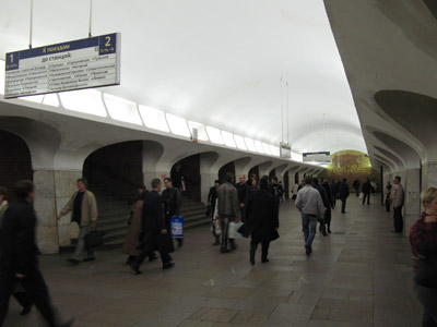 Line 9. Station 'Borovitskaya'. © Photo Yu.Gridchin, 2007
