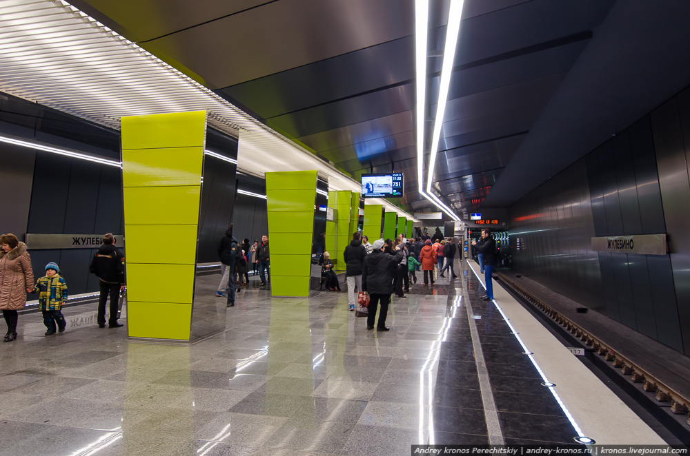 Line 7, Station 'Zhulebino', ©Photo A.Perechitskiy, 2013
