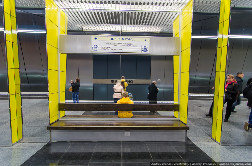 Line 7, Station 'Zhulebino', ©Photo A.Perechitskiy, 2013