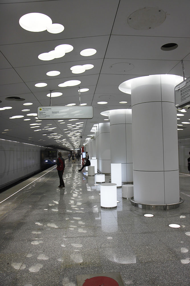 Line 8A. Station 'Solntsevo'.  Photo Yu.Gridchin, 2018