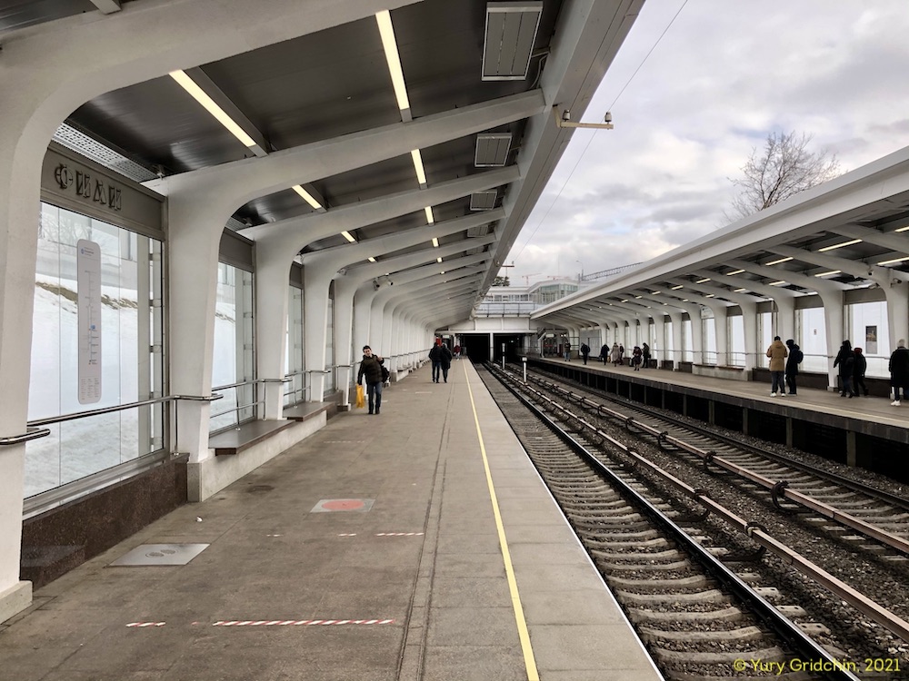 Line 4. Station 'Fili'. Photo Yu.Gridchin, 2021
