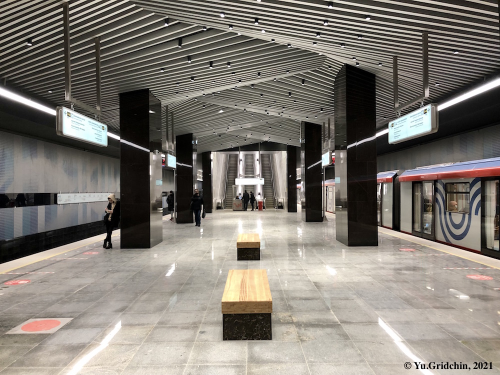 Line 11. Station 'Amin'evskaya' Photo ©Yu.Gridchin, 2021