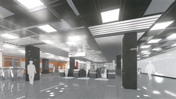 Line 11. Station 'Prospekt Vernadskogo' (project), 2021