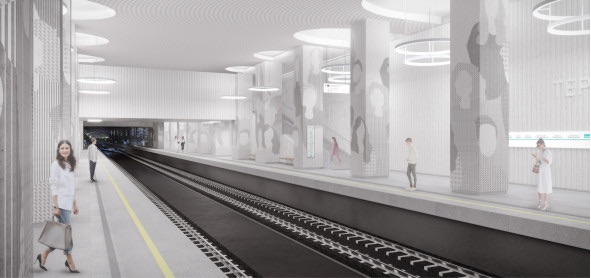 Line 11. Station 'Terekhovo' (project), 2021