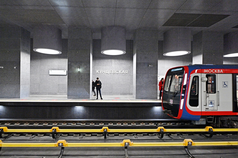 Line 11. Station 'Kuntsevskaya', 2021