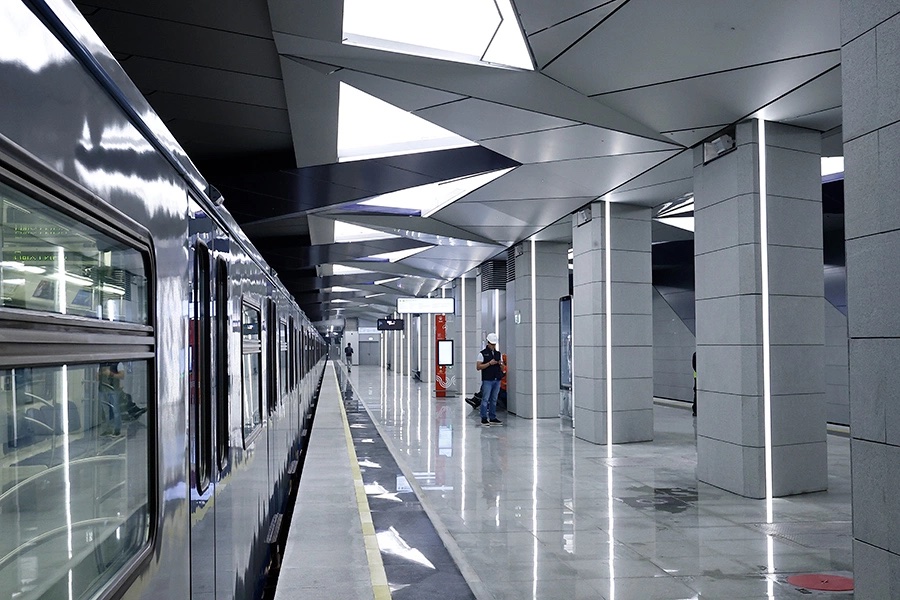 Line 8A, station 'Aeroport Vnukovo' ©Фото G.Sysoev\РИА Новости, 2023