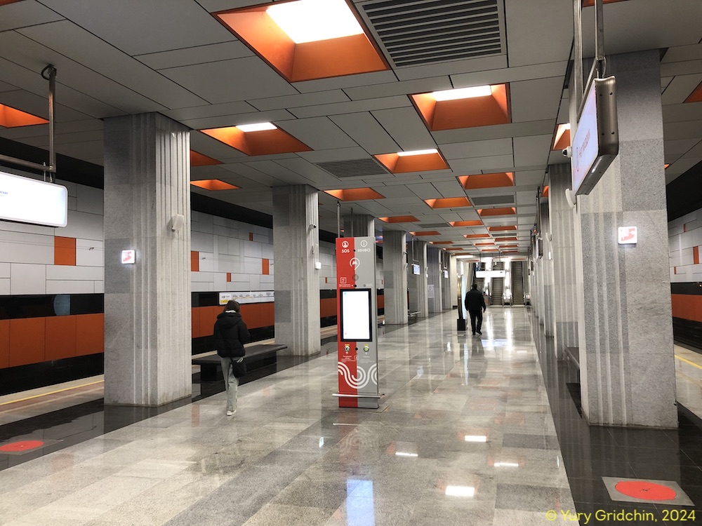 Line 16. Station 'Novatorskaya' Photo Yu.Gridchin, 2024