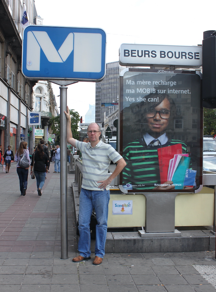 Brussels. Line 4 & 10. Station 'Beurs - Bourse' Photo S.Gridchin, 2010