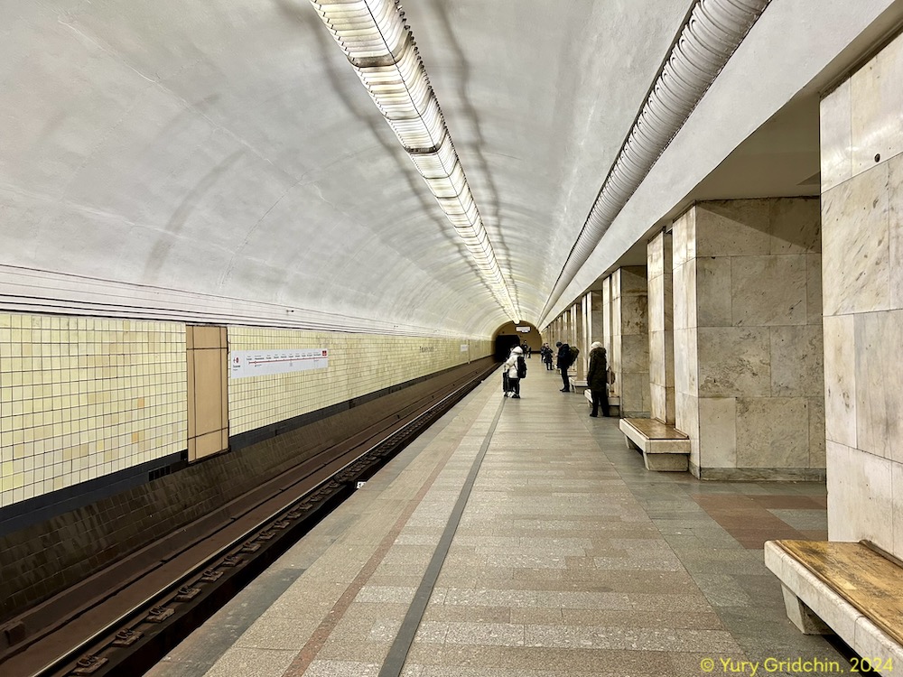 Line 1. Station 'Universitet' Photo Yu.Gridchin, 2024