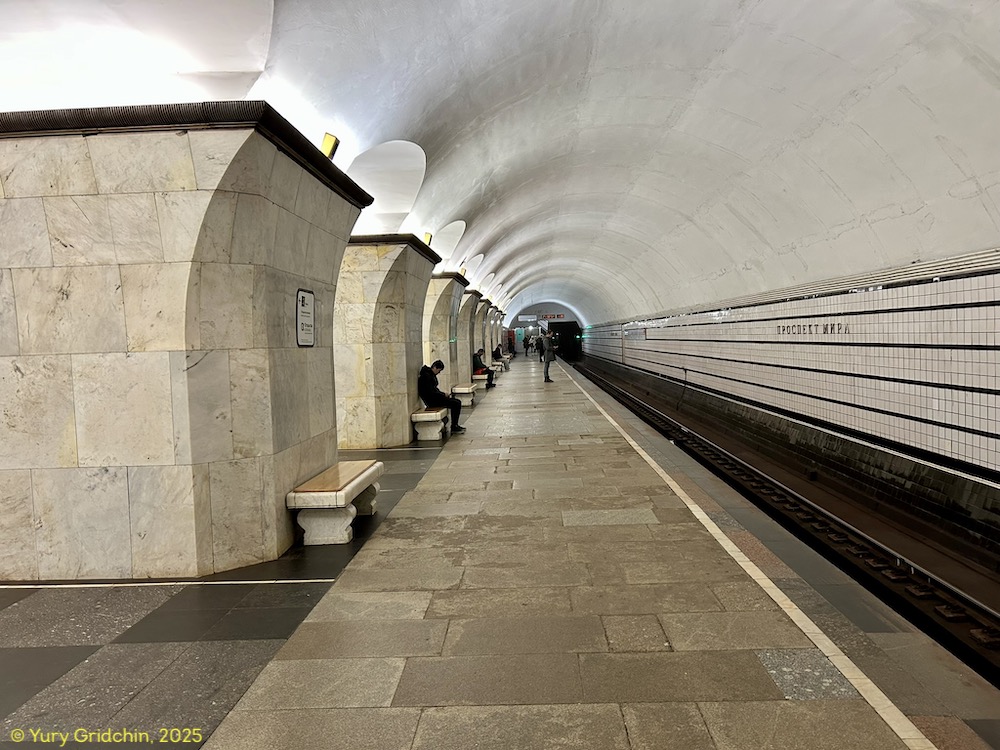 Line 6. Station 'Prospekt Mira' Photo Yu.Gridchin, 2025