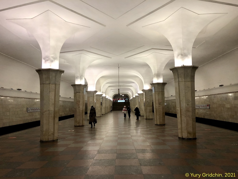 Line 1. Station 'Kropotkinskaya' Photo Yu.Gridchin, 2021