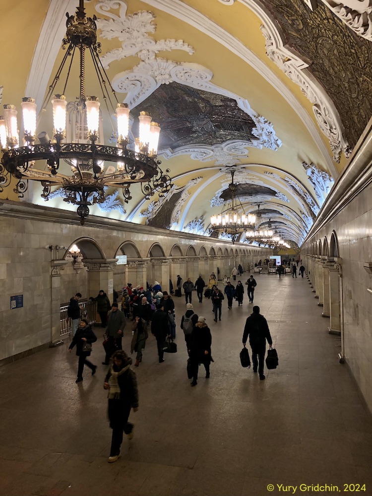 Line 5, station 'Komsomolskaya' Photo Yu.Gridchin, 2024