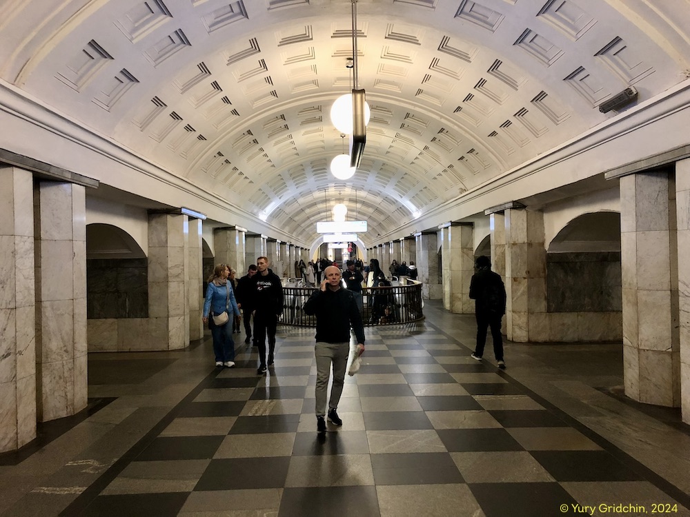 Line 1, station 'Okhotny Ryad'. Photo Yu.Gridchin, 2024