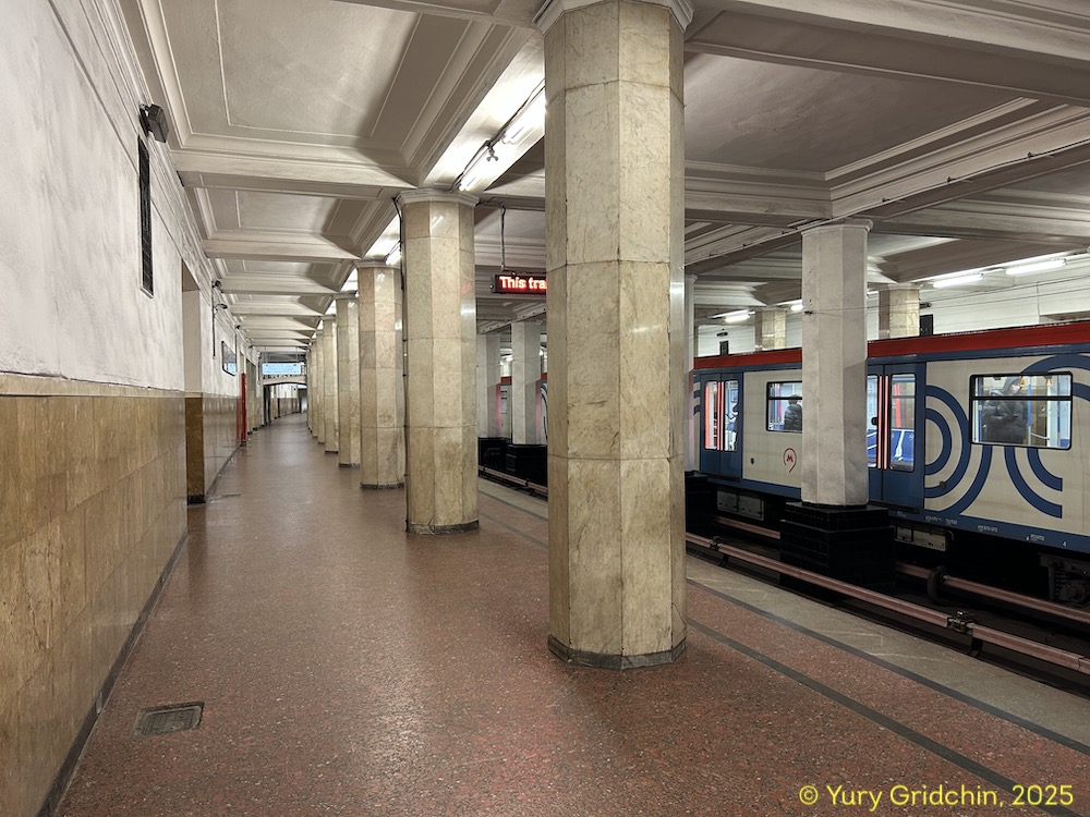 Line 4. Station 'Alexandrovsky Sad' Photo Yu.Gridchin, 2025