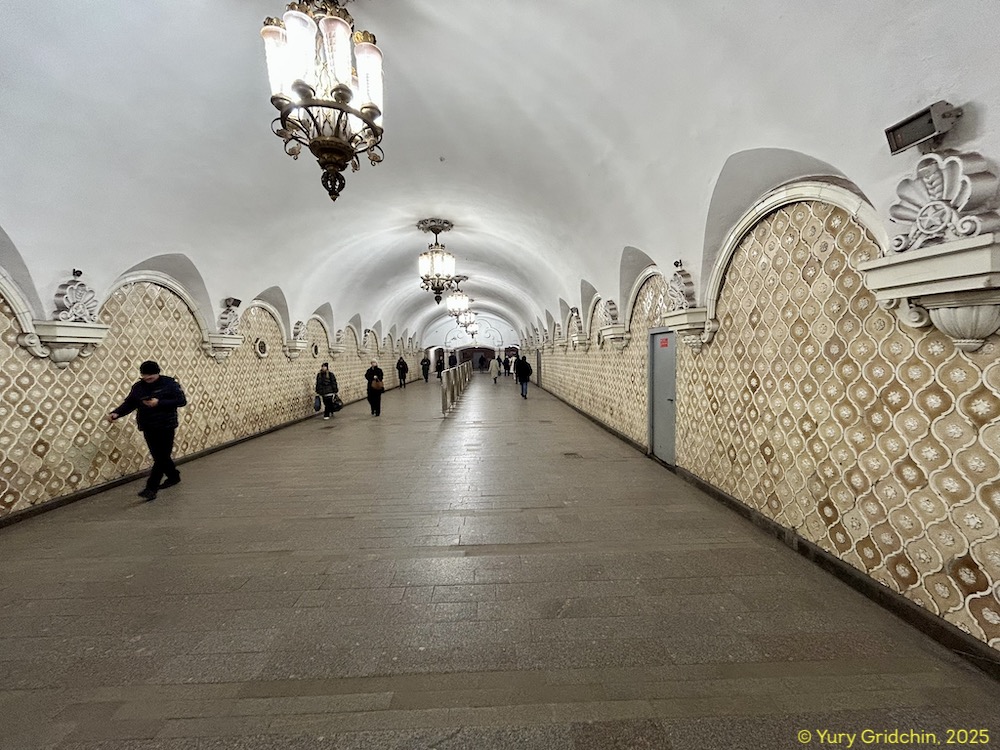 Line 5, station 'Komsomolskaya' Photo Yu.Gridchin, 2025