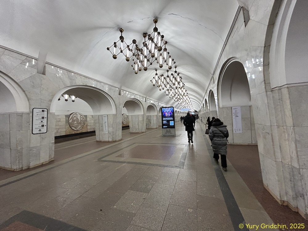 Line 9, station 'Mendeleevskaya' Photo Yu.Gridchin, 2025