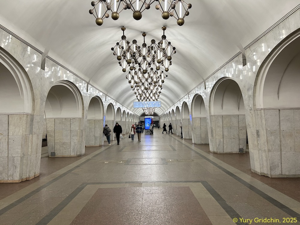 Line 9, station 'Mendeleevskaya' Photo Yu.Gridchin, 2025