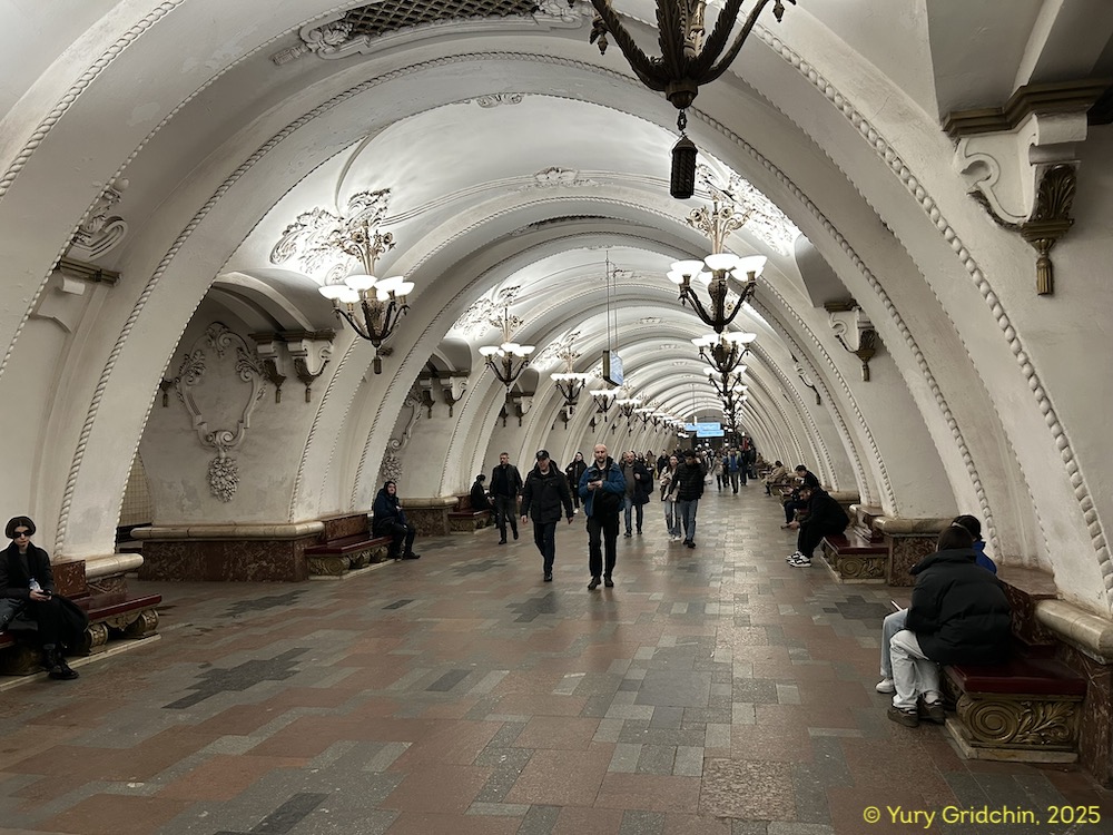 Line 3, station 'Kievskaya' Photo Yu.Gridchin, 2025