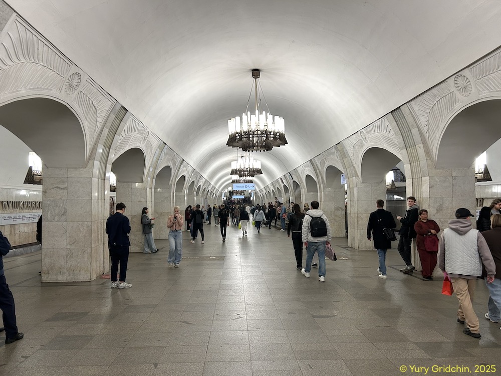 Line 7. Station 'Pushkinskaya' Yu.Gridchin, 2025