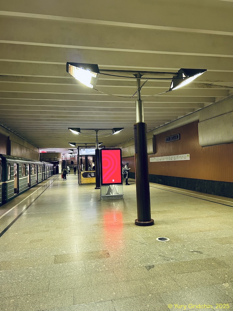 Line 10. Station 'Volzhskaya' Photo Yu.Gridchin, 2025