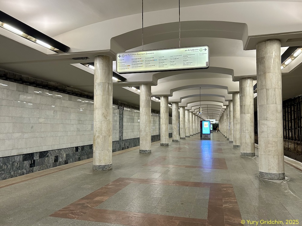 Line 9. Station 'Bibirevo' �Photo Yu.Gridchin, 2025