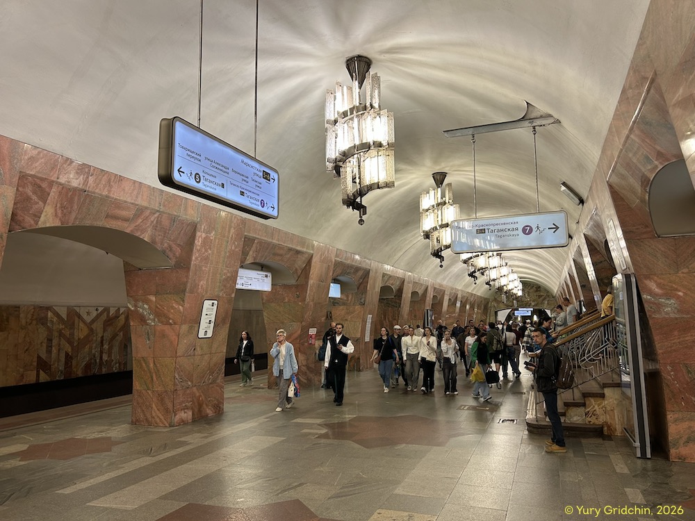 Line 8. Station 'Marxistskaya' �Photo Yu.Gridchin, 2026