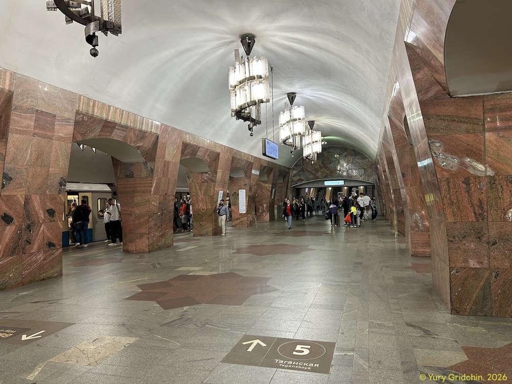 Line 8. Station 'Marxistskaya' �Photo Yu.Gridchin, 2026