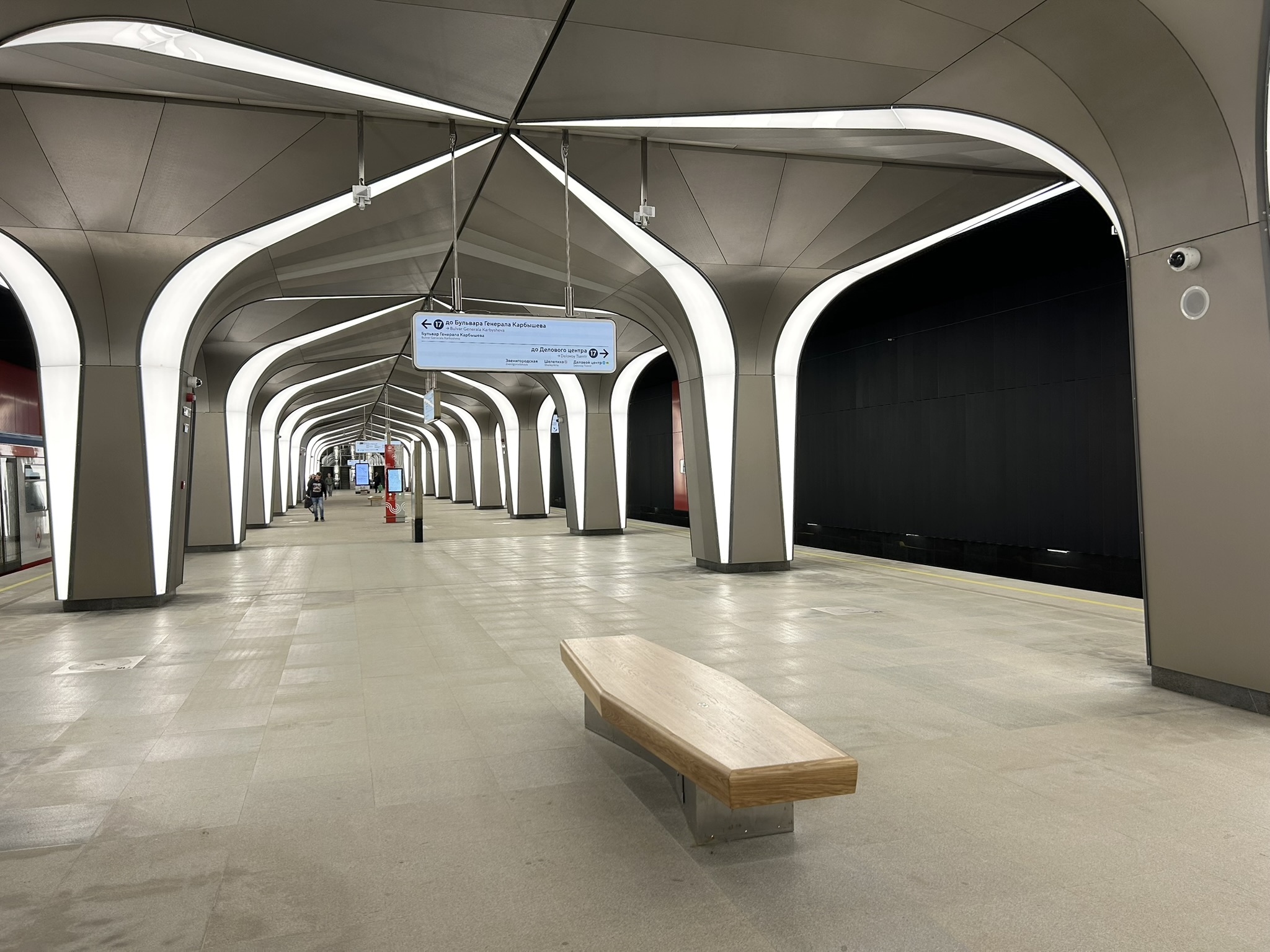 Line 17, station 'Narodnoe Opolchenie' �Photo Yu.Gridchin, 2026