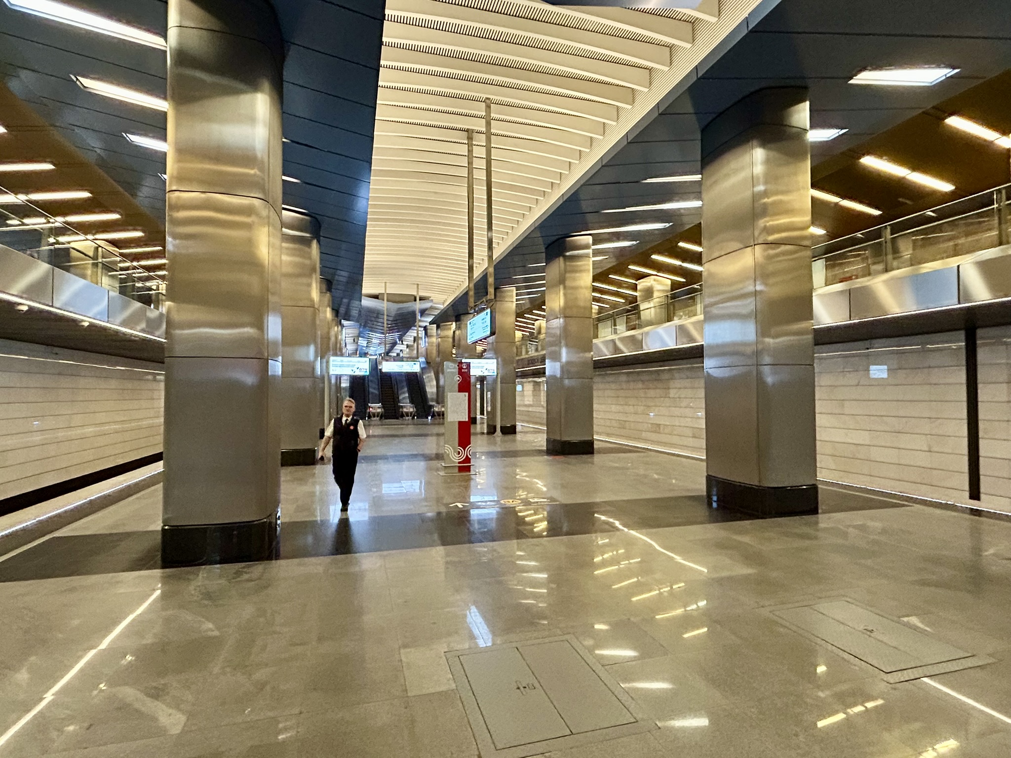 Line 17, station 'Delovoy centr' �Photo Yu.Gridchin, 2026