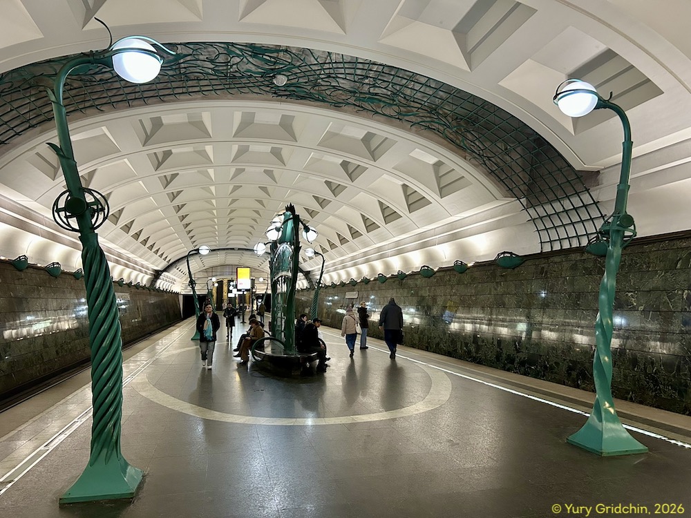 Line 3. Station 'Slavynskiy bul'var' �Photo Yu.Gridchin, 2026