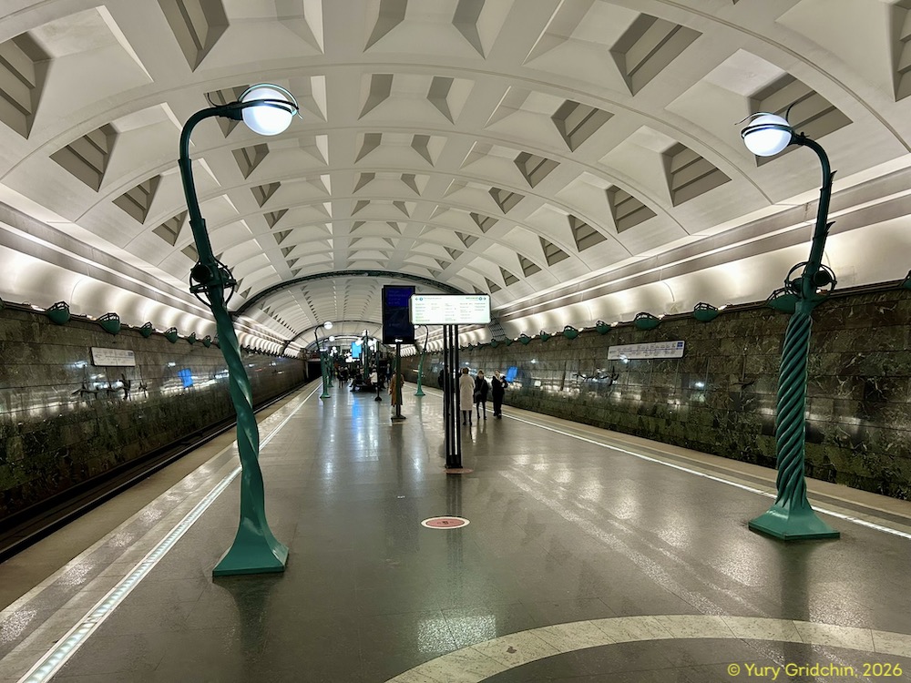 Line 3. Station 'Slavynskiy bul'var' �Photo Yu.Gridchin, 2026