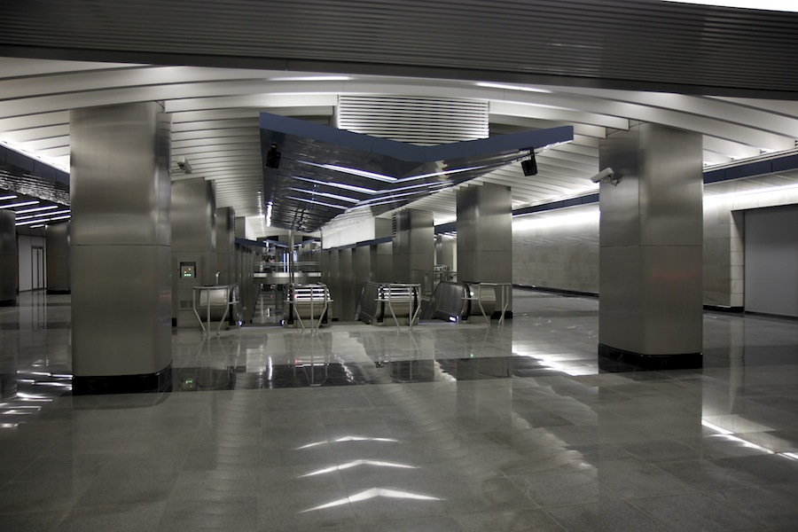 Line 8. Station 'Delovoy centr'.  Photo Yu.Gridchin, 2014