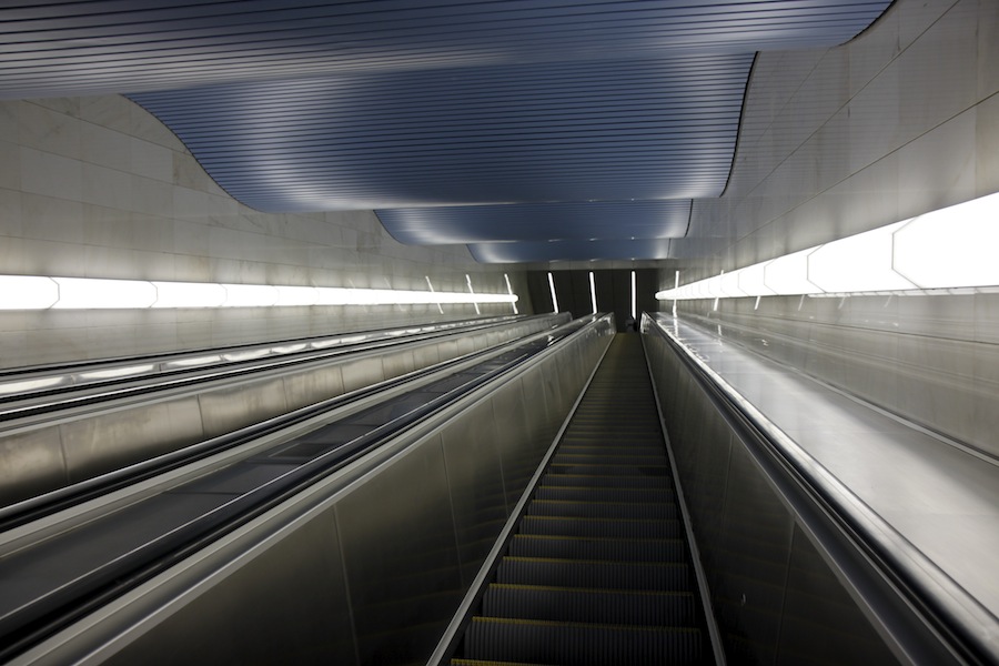 Line 8. Station 'Delovoy centr'.  Photo Yu.Gridchin, 2014